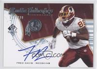 Rookie Authentics Signatures - Fred Davis #/999