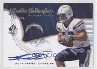 Rookie Authentics Signatures - Jacob Hester #/999