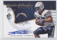 Rookie Authentics Signatures - Jacob Hester #/999