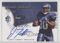 Rookie Authentics Signatures - Justin Forsett #/999