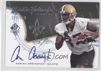 Rookie Authentics Signatures - Adrian Arrington #/399