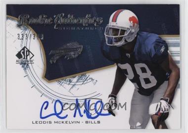 2008 SP Authentic - [Base] #262 - Rookie Authentics Signatures - Leodis McKelvin /399