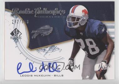 2008 SP Authentic - [Base] #262 - Rookie Authentics Signatures - Leodis McKelvin /399