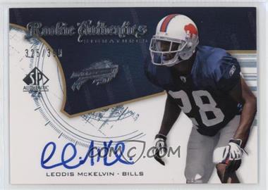 2008 SP Authentic - [Base] #262 - Rookie Authentics Signatures - Leodis McKelvin /399