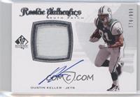 Rookie Authentics Auto Patch - Dustin Keller #/999