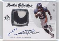 Rookie Authentics Auto Patch - Eddie Royal #/999