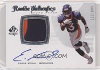 Rookie Authentics Auto Patch - Eddie Royal #/999