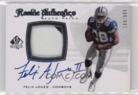 Rookie Authentics Auto Patch - Felix Jones #/999