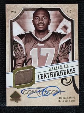 2008 SP Authentic - Rookie Leatherheads #LH-DA - Donnie Avery /99