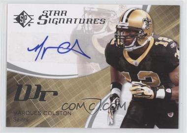 2008 SP Authentic - Star Signatures #SPSS-15 - Marques Colston