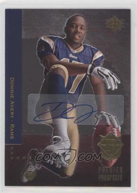 2008 SP Rookie Edition - [Base] - Autographs #211 - Premier Prospects - Donnie Avery