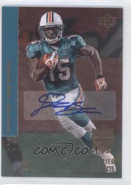 2008 SP Rookie Edition - [Base] - Autographs #212 - Premier Prospects - Davone Bess