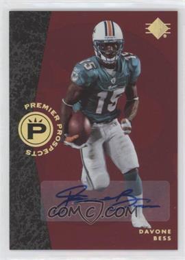 2008 SP Rookie Edition - [Base] - Autographs #316 - Premier Prospects - Davone Bess