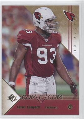 2008 SP Rookie Edition - [Base] #106 - Calais Campbell