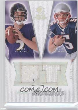 2008 SP Rookie Threads - Dual Threads - DT Pattern #DT-FO - Kevin O'Connell, Joe Flacco /50
