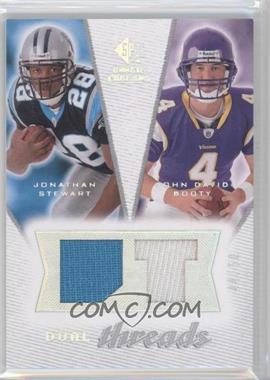 2008 SP Rookie Threads - Dual Threads - DT Pattern #DT-JJ - Jonathan Stewart, John David Booty /50