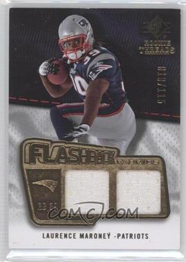 2008 SP Rookie Threads - Flashback Fabrics - Square Pattern #FF-LM - Laurence Maroney /115