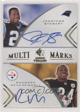 2008 SP Rookie Threads - Multi-Marks Dual #MMD-1 - Rashard Mendenhall, Jonathan Stewart /75