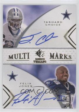 2008 SP Rookie Threads - Multi-Marks Dual #MMD-35 - Tashard Choice, Felix Jones /299