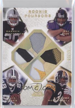 2008 SP Rookie Threads - Rookie Foursomes - Heptagon Pattern HoloGold Patch #RF-MJRM - Felix Jones, Darren McFadden, Ray Rice, Rashard Mendenhall /15