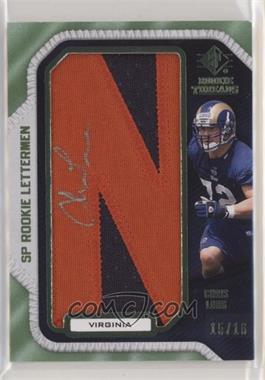 2008 SP Rookie Threads - Rookie Lettermen - College Name #CL45 - Chris Long /16