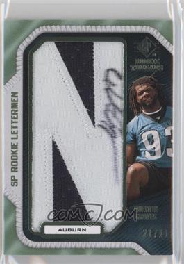 2008 SP Rookie Threads - Rookie Lettermen - College Name #QG31 - Quentin Groves /21