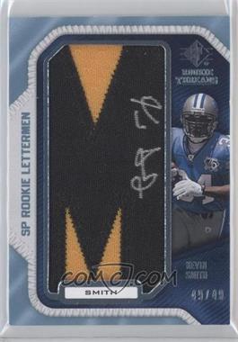 2008 SP Rookie Threads - Rookie Lettermen - Last Name #KS57 - Kevin Smith /49