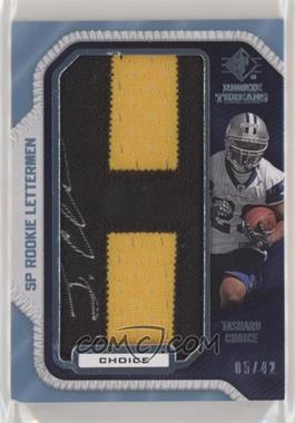 2008 SP Rookie Threads - Rookie Lettermen - Last Name #TC11 - Tashard Choice /42