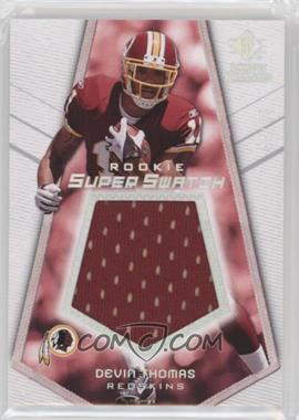 2008 SP Rookie Threads - Rookie Super Swatch - Holo Gold #RSS-DT - Devin Thomas /25