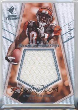 2008 SP Rookie Threads - Rookie Super Swatch #RSS-AC - Andre Caldwell /175