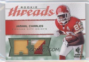 2008 SP Rookie Threads - Rookie Threads - Green Patch #RT-JC - Jamaal Charles /99