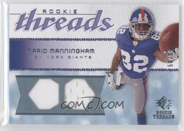 2008 SP Rookie Threads - Rookie Threads - Heptagon Pattern #RT-MM - Mario Manningham /99