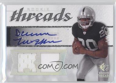 2008 SP Rookie Threads - Rookie Threads - Position Autographs #RT-DM - Darren McFadden /25