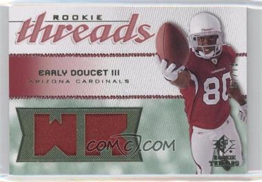 2008 SP Rookie Threads - Rookie Threads - Position Green Patch #RT-ED - Early Doucet III /75