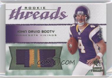 2008 SP Rookie Threads - Rookie Threads - Position Green Patch #RT-JB - John David Booty /75