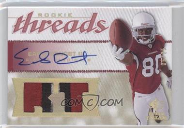 2008 SP Rookie Threads - Rookie Threads - Position HoloGold Patch Autographs #RT-ED - Early Doucet III /25