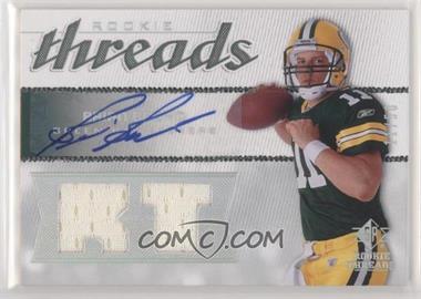 2008 SP Rookie Threads - Rookie Threads - RT Pattern Autographs #RT-BB - Brian Brohm /50 [Noted]
