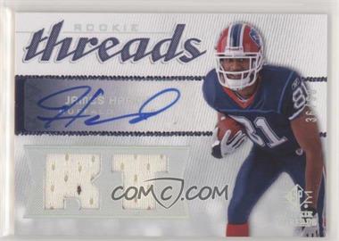 2008 SP Rookie Threads - Rookie Threads - RT Pattern Autographs #RT-JH - James Hardy /50