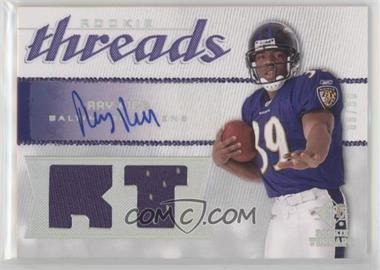 2008 SP Rookie Threads - Rookie Threads - RT Pattern Autographs #RT-RR - Ray Rice /50