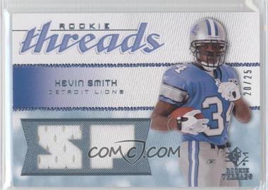 2008 SP Rookie Threads - Rookie Threads - SP Version #RT-KS - Kevin Smith /25