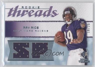 2008 SP Rookie Threads - Rookie Threads - SP Version #RT-RR - Ray Rice /25