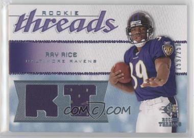 2008 SP Rookie Threads - Rookie Threads #RT-RR - Ray Rice /250