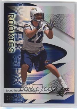 2008 SPx - [Base] - Blue #109 - Rookies - Jacob Hester /299