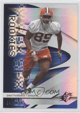 2008 SPx - [Base] - Blue #134 - Rookies - Paul Hubbard /299