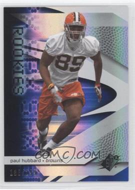 2008 SPx - [Base] - Blue #134 - Rookies - Paul Hubbard /299