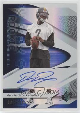 2008 SPx - [Base] - Blue #210 - Rookie Signatures - Dennis Dixon /99