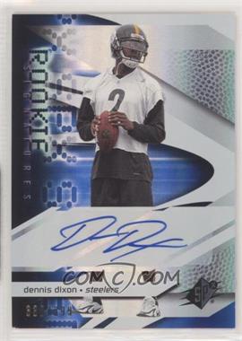 2008 SPx - [Base] - Blue #210 - Rookie Signatures - Dennis Dixon /99