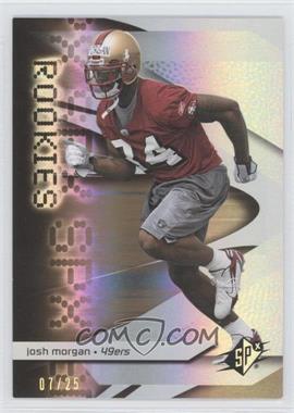 2008 SPx - [Base] - Gold #132 - Rookies - Josh Morgan /25