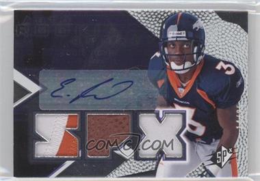 2008 SPx - [Base] - Gold #173 - Auto Rookie Jersey - Eddie Royal /25