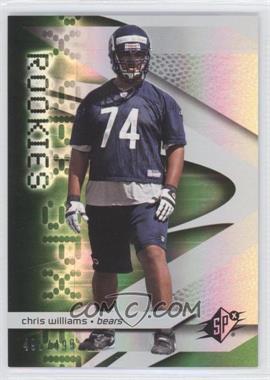 2008 SPx - [Base] - Green #100 - Rookies - Chris Williams /499